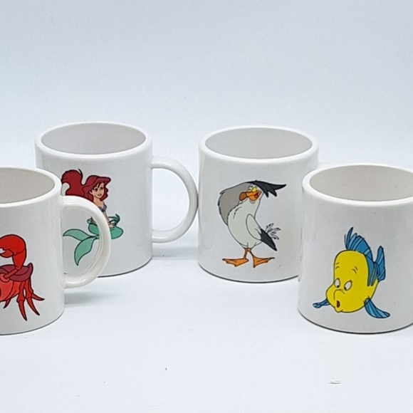 Vintage Disney Promo Little Mermaid Mugs - Picture 1 of 4